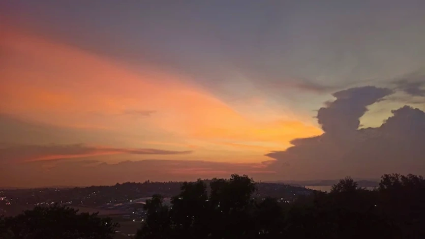 Joggers Park Sunset View