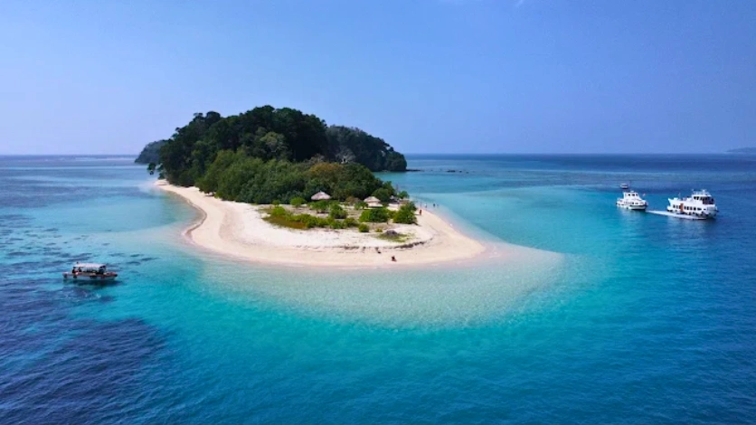 Jolly Buoy Island Aerial View